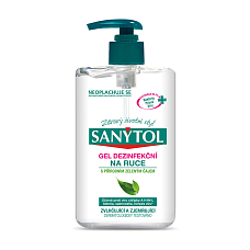 Obraz Dezinfekční gel na ruce Sanytol 250 ml s dávkovačem