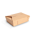 Papírová krabička na jídlo hnědá, kraft
