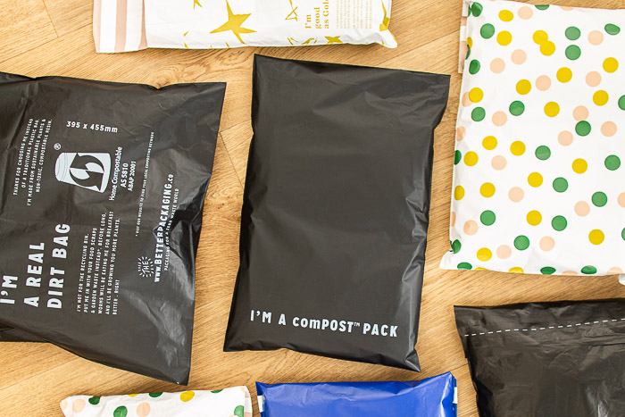 Kompostovateľné plastové obálky ComPOST pack